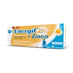 ENERGIL ZINCO 1G+ 10MG COM 10 COMPRIMIDOS EFERVESCENTE