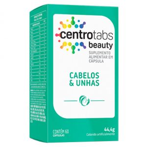 CENTROTABS BEAUTY CABELOS E UNHAS COM 60 CÁPSULAS VALIDADE 10/2022