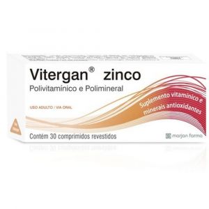 VITERGAN ZINCO COM 30 COMPRIMIDOS