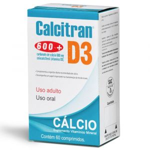 CALCITRAN D3 COM 60 COMPRIMIDOS