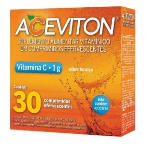 ACEVITON 1G COM 30 COMPRIMIDOS EFERVESCENTES 