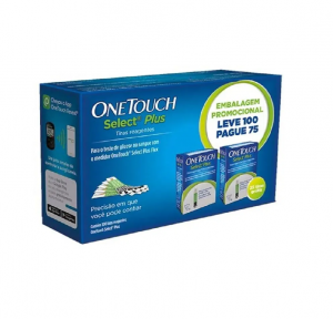 ONETOUCH SELECT PLUS LEVE 100 PAGUE 75 
