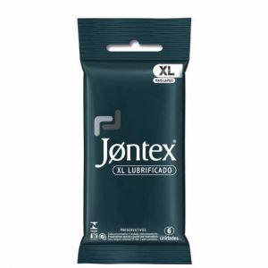 PRESERV JONTEX  XL LUBRIFICADO COM 6 UNIDADES